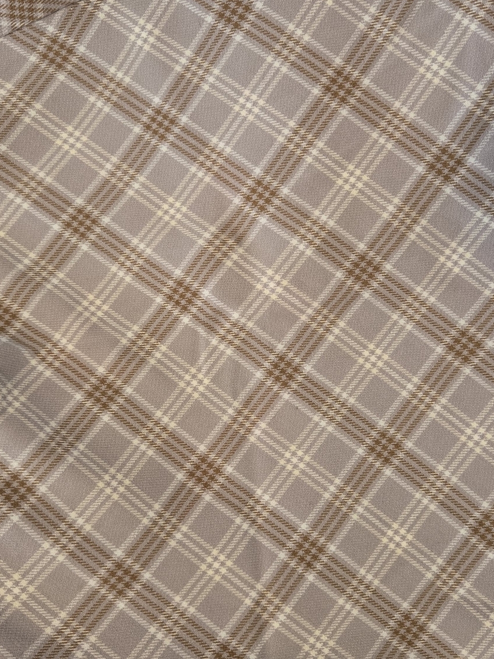 Wilfred Plaid Mini Skirt in Taupe, Cream and Brown